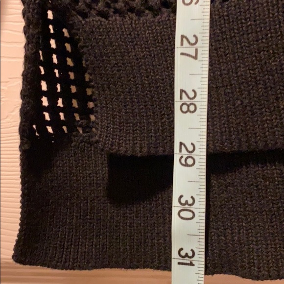 Michael Kors Sweater Black Net Lace up Tunic S NWT - Picture 5 of 16